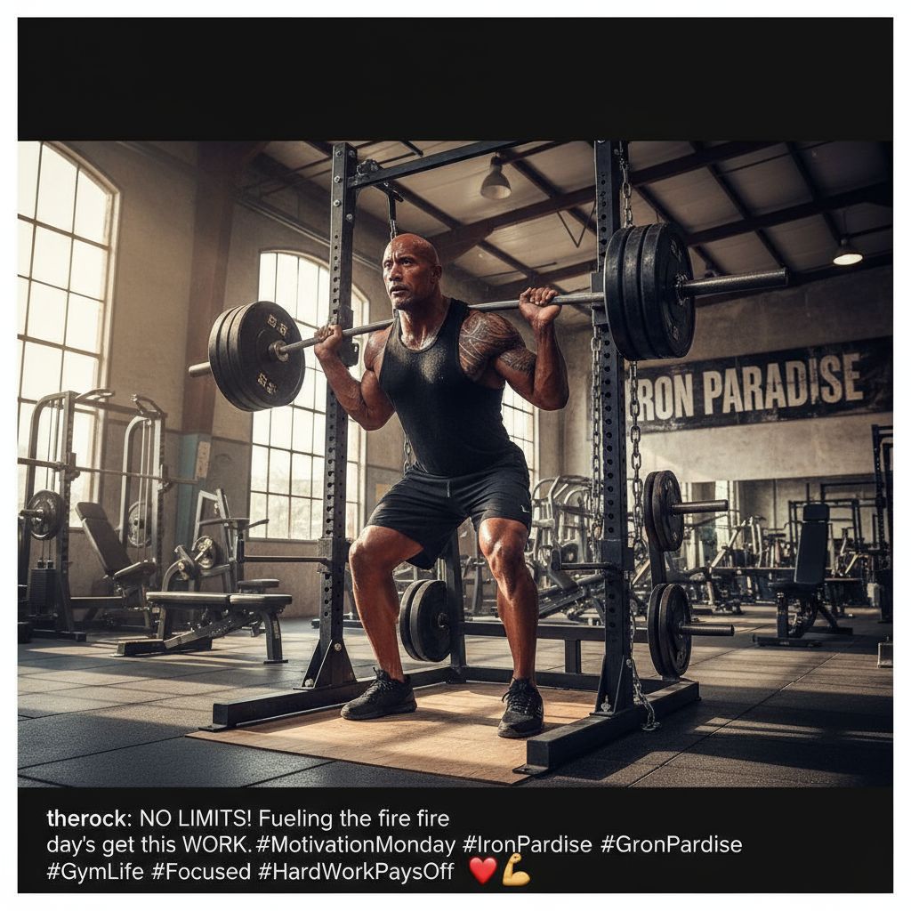Instagram Dwayne 'The Rock' Johnson - @therock