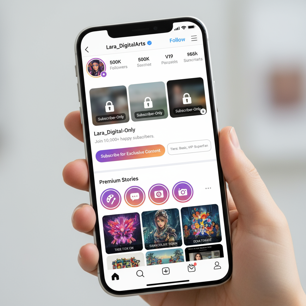 Exclusive Stories - Placený obsah na Instagramu